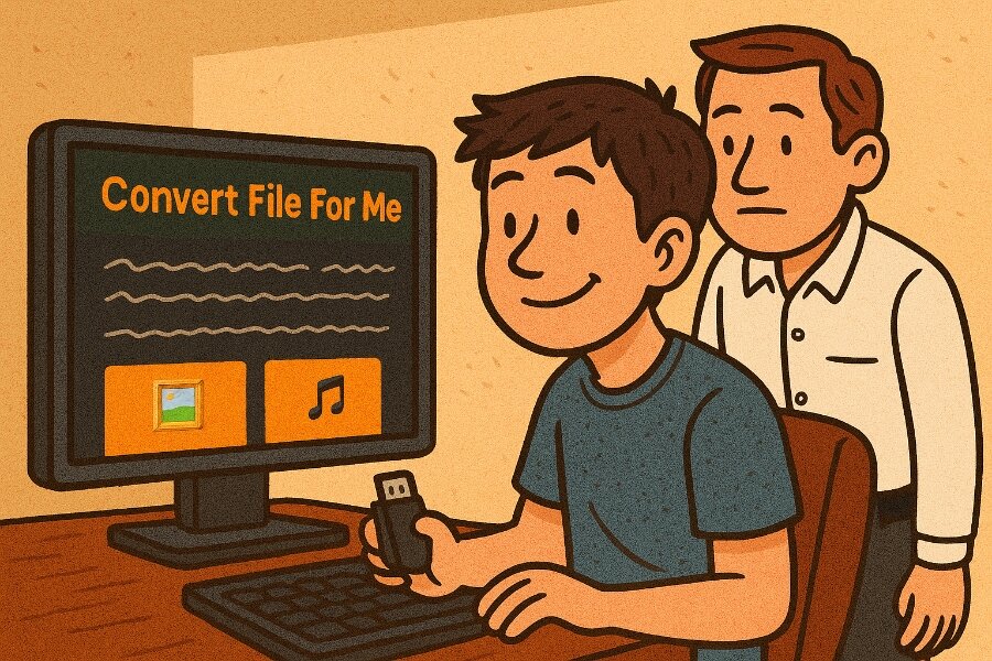 Convert illustration